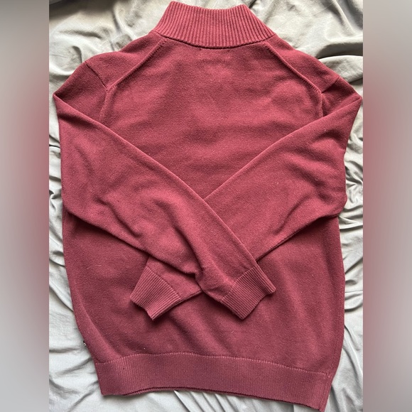 Large Nautica maroon long sleeve sweater - Picture 3 of 6